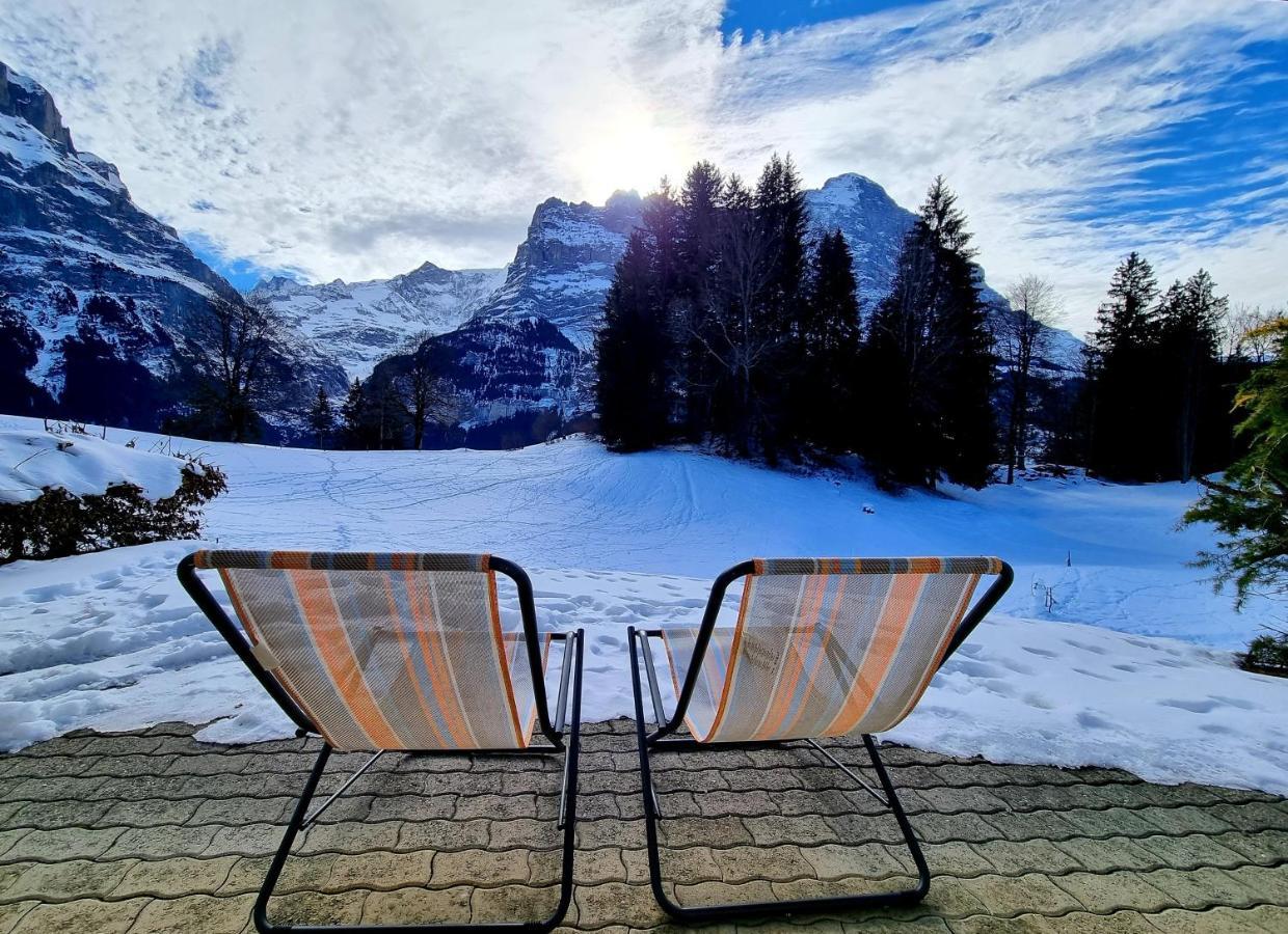 Mom - Alpine Boutique Apartments, Grindelwald Gletscher, Eiger View Terrace Studio Ngoại thất bức ảnh