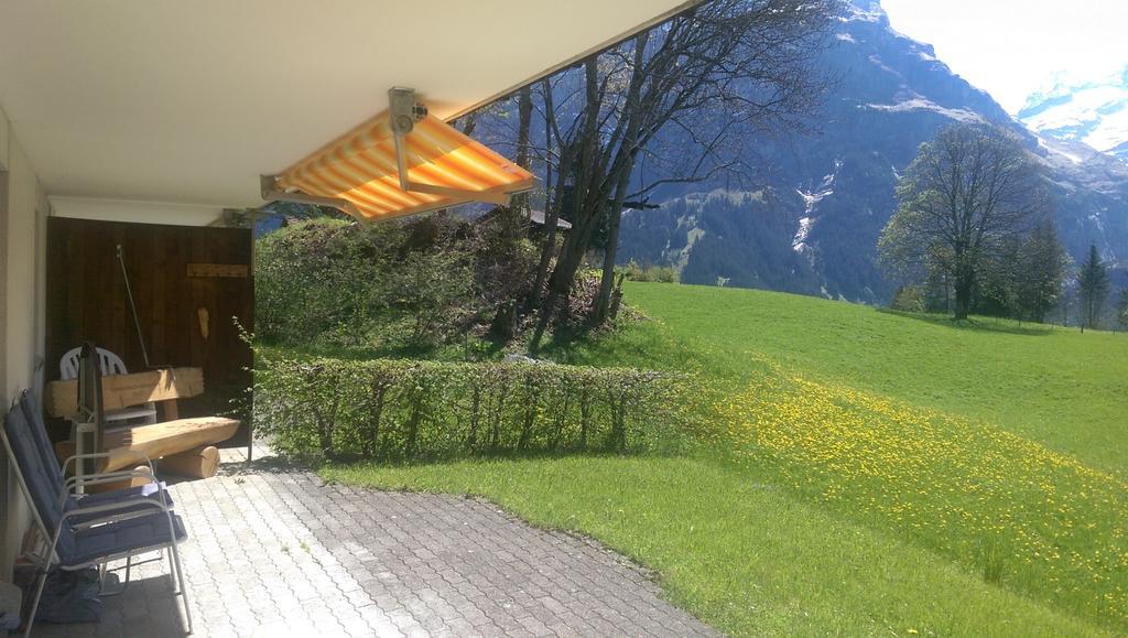 Mom - Alpine Boutique Apartments, Grindelwald Gletscher, Eiger View Terrace Studio Phòng bức ảnh